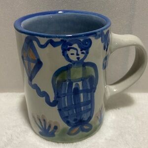 M.A Hadley farmer boy flying kite Mug Cup